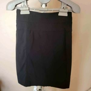 Black pencil skirt